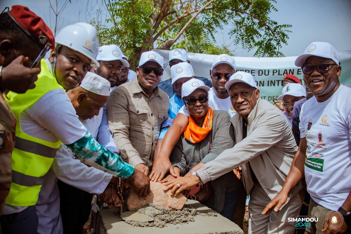 Îles de Kassa : le Ministre Ismaël NABE lance la construction de la Direction communale du Plan