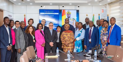 MPCI : La Cheffe de cabinet reçoit une mission de la Banque mondiale sur le corridor ferroviaire du Projet Simandou