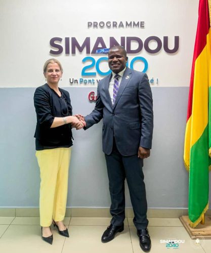 Coopération Guinée-UNICEF : le Ministre Ismaël NABE reçoit la nouvelle Représentante résidente de l’UNICEF