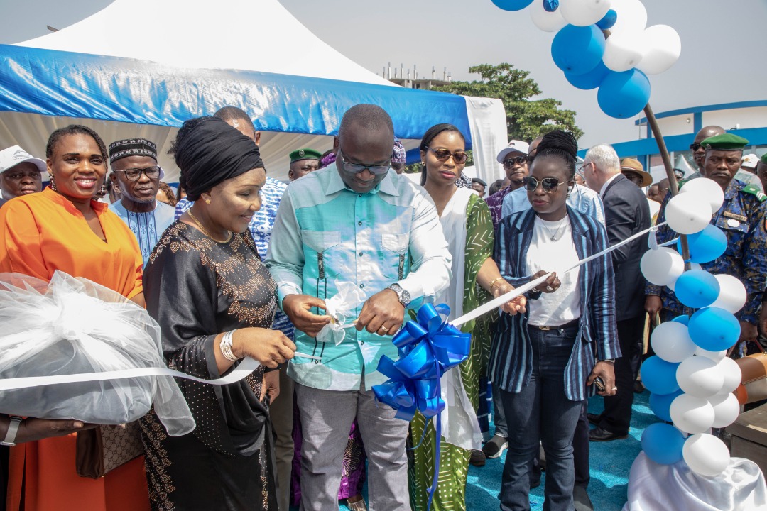 Inauguration de la Gare Maritime de Sandervalia et du Ponton Flottant de Fotoba