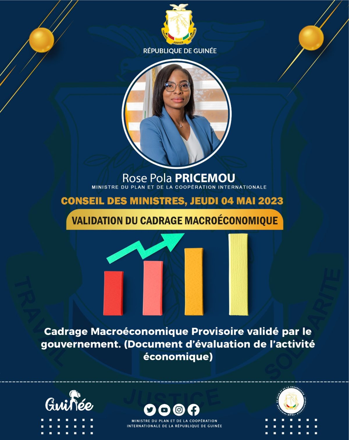 Validation par le Gouvernement du document d’évaluation de l’activité économique