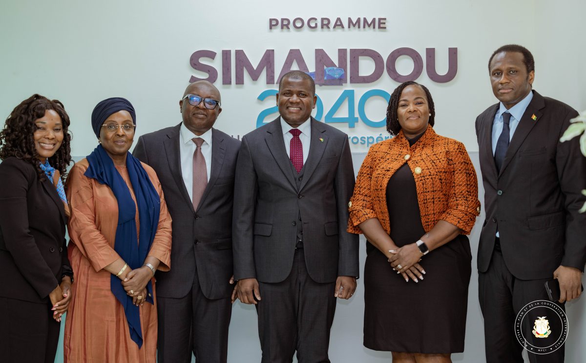 Audience : Le Ministre Ismaël NABE reçoit une délégation de Ghana International Bank