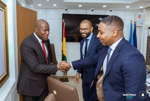 Audience : le Ministre Ismaël NABÉ reçoit une délégation de la SIACE, membre du Groupe de la BID